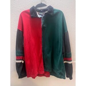 McGregor Vintage Colorblock Rugby Shirt Mens Large  Long Sleeve Cotton